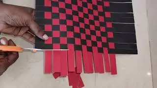 Paper weaving bag | Simple paper craft for return gift ideas @Lazybusy-queen