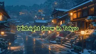 Midnight Snow in Tokyo 🌃❄️ Citypop Lofi Beats for Study, Work & 집중 (Focus)