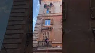 Roman men at work #construction #menatwork #cliffhanger