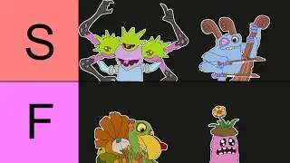 My Singing Monsters Tier List!