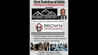 Pricing Your Listing Correctly with Randell Jackson and Steve Brown