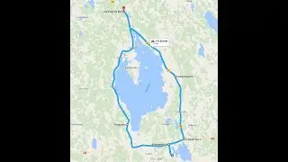 Round Trip around Lake Lappajarvi with Motorcycle