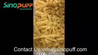 Aerial Japanese four layer fried snacks making machine | Sinopuff Machinery &trade;