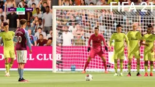 FIFA 21 - Aston Villa vs. Newcastle United | Premier League | FIFA 21 Gameplay