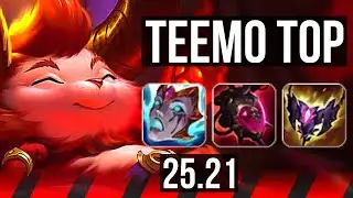 TEEMO vs JAX (TOP) | 10/2/9 | EUW Master | 25.21