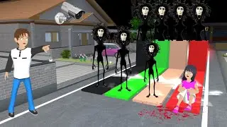 Yuta Mio Panik CCTV Merekam Pintu Portal Tor Monitor Ketua Yang Viral Di Depan Rumah 😱 | Sakura