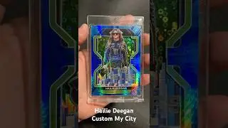 Creating a Hailie Deegan Custom MY CITY Prizm art card. #cardart #sportscards #hailiedeegan #3dart