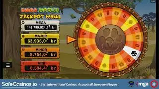 Max win on Mega Moolah Jackpot Slot (Microgaming)