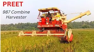 Preet  Combine | Preet 987 | Preet 987 Combine harvester | Preet 987 Deluxe Combine Harvester