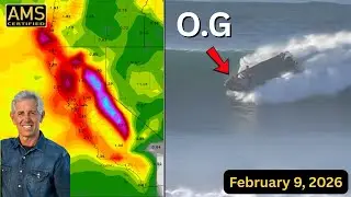California Rain & Sierra Snow Return | Steamer Lane Boat Wreck, Dense Fog & Big Pattern Shift