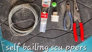 Lifetime manta self bailing scupper 