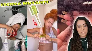 ESCOVA MUTANTE PARA FINALIZAR !! REACT TIKTOK