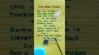 🧾 One Way Ticket  - Eruption 🎟 Let's learn English with exciting songs today
