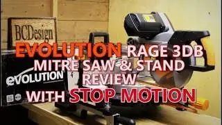Evolution Rage 3db Saw & Stand Review With Stop Motion