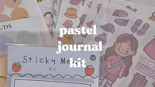 unboxing pastel journal kit 📦 #shorts
