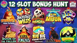 🚨THURSDAYS' LOW STAKE 12 SLOT BONUS HUNT🚨15.01.26