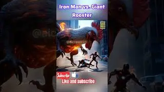 &ldquo;Epic Showdown: Iron Man vs. Giant Rooster Chaos!&rdquo; #shorts #youtubeshorts #ironman