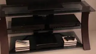 Bell'O Dark Espresso Chelsea TV Stand