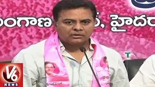 Dialogue War Between KTR And Chandrababu Naidu About Data Breach Case | V6 News
