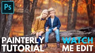 Учебное пособие по редактированию действий Photoshop из коллекции портретов Painterly®