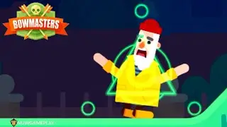 Bowmasters - Gameplay Walkthrough Part 2 - Dark Mage (iOS, Android)
