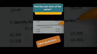 #generalaptitude#csirnet #csirnetjrf#reasoning #series #missingnumber#easytolearn#easytowrite...😊😎✍️