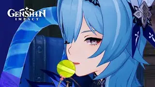 Eula Asks For More Candy Cutscene | Secret Summer Paradise Story Part 2 Funny Clip | Genshin Impact