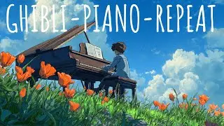 Less Talk.. More Study. | Peaceful Piano with [ Ghibli inspired world ] for study/work