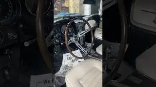1965 Corvette Convertible White Interior ZZTop! #corvette #classic #restoration #zztop