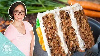 Влажный домашний морковный пирог с ананасом