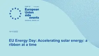 EU Energy Day: Accelerating solar energy: a ribbon at a time