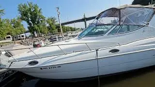 Walk through a luxury compact cruiser with everything you need for a overnight stay on the water.