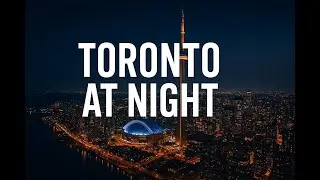 Toronto at Night | Cinematic 4K Drone Footage of Downtown
