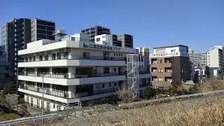 Река Нака в Токио. 15 градусов в феврале в Токио. River Naka in Tokyo. 15 degrees in February.