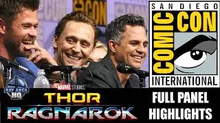 THOR RAGNAROK PANEL AT SDCC 17, TRAILER REACTION, Liam Hemsworth, Tom Hiddleston, Mark Ruffalo