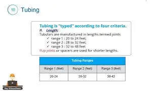 Well completion equipment, part 6 - Tubing String