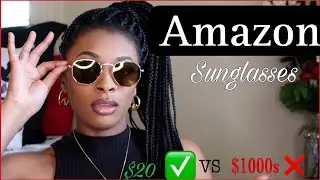 Amazon Designer Dupes Sunglasses | Everything Under $20 | JustSymphoni