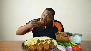 Eating Chicken Curry and Rice | Calm & Enjoyable Eating