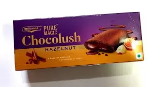 New BRITANNIA Pure Magic Chocolush Hazelnut biscuits unboxing