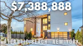 Inside $7.4M Luxury Home in Atlantic Beach | Brooklyn NY | 7841SqFT