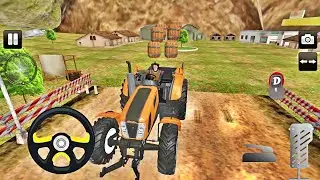 Farm Tractor Offroad Driving - Tractor Trolley Cargo Transport - Best Android Gameplay