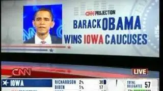 CNN: Obama Wins Iowa!