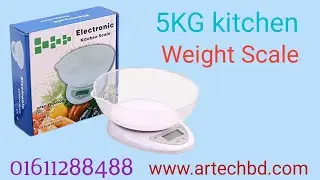 Bati Kitchen Weight Scale 5kg | AR TECH BD | Bangla Unboxing Review | 2023