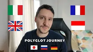 How to learn 4+ languages | Italian, English, French, Indonesian polyglot journey