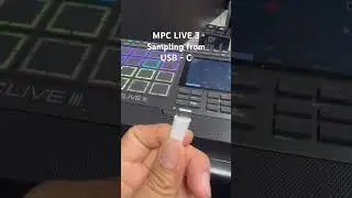 MPC LIVE 3 Сэмплирование с USB-накопителя - C