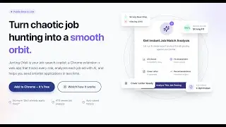 Junting Orbit: The All-in-One AI Job Search Companion & Tracker