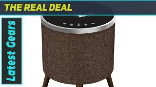 Smart Sound Table with Bluetooth Speaker & Wireless Chargers - Best Coffee End Table!