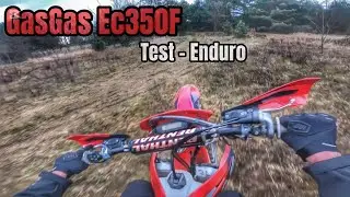 GAS GAS EC350F 21R - TEST W TERENIE/ENDURO + PRZELOT Z EKIPĄ W DESZCZU