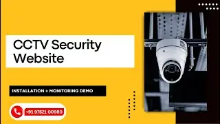CCTV Security Service Website &ndash; Surveillance, Installation & Monitoring System Demo