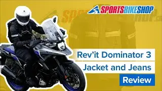 Rev&rsquo;it Dominator 3 Gore-Tex textile motorcycle jacket & jeans review - Sportsbikeshop